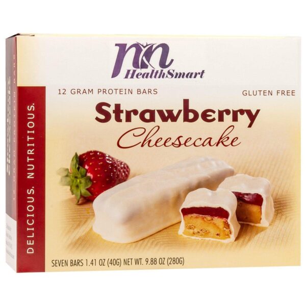 HealthSmart Protein Bars - Strawberry Cheesecake, 7 Bars/Field