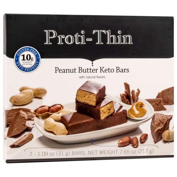 Proti-Skinny Keto Bars- Peanut Butter, 7 Bars/Field