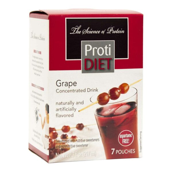 ProtiDiet Liquid Concentrate - Grape - 7/Box