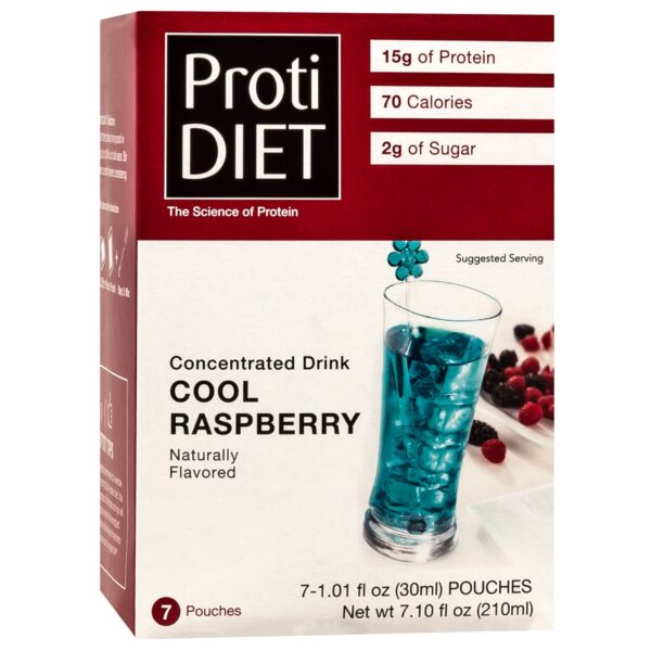 ProtiDiet Liquid Focus - Cool Raspberry - 7/Field
