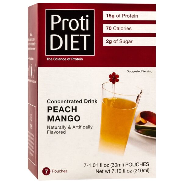 ProtiDiet Liquid Focus - Peach Mango - 7/Field