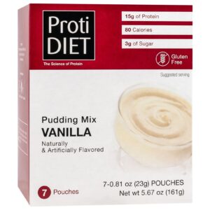 ProtiDiet Protein Pudding - Vanilla - 7/Field