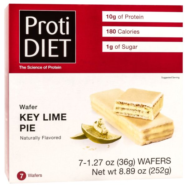 ProtiDiet Protein Wafer Bars - Key Lime Pie, 7 Bars/Field