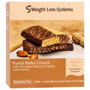 Weight Loss Methods Protein Snack Bars - Peanut Butter Crunch, 7 Bars/Field