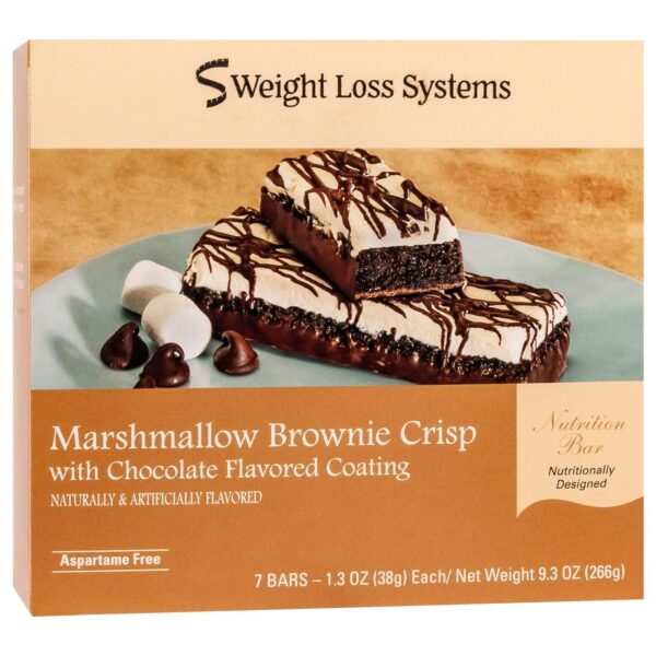 Weight Loss Programs Protein Bars - Marshmallow Brownie Crisp, 7 Bars/Field