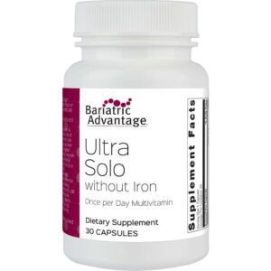 Bariatric Advantage - Ultra Solo Multi Formula (No Iron) - 1 Per Day - 30 Capsules