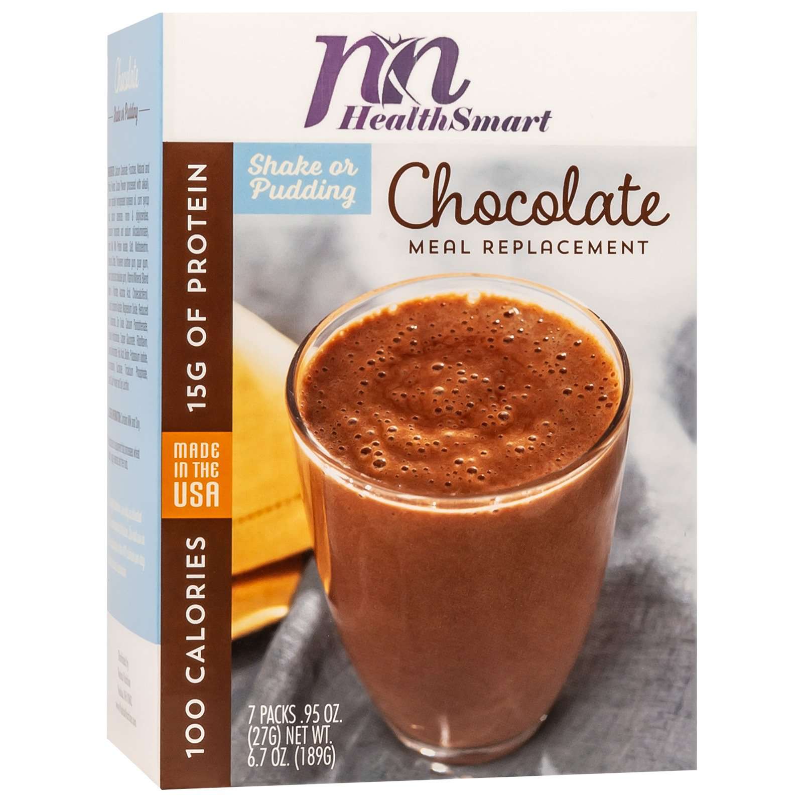 HealthSmart 100 Calorie Meal Replacement - Chocolate - 7/Box HealthSmart 100 Calorie Meal Replacement - Chocolate - 7/Box