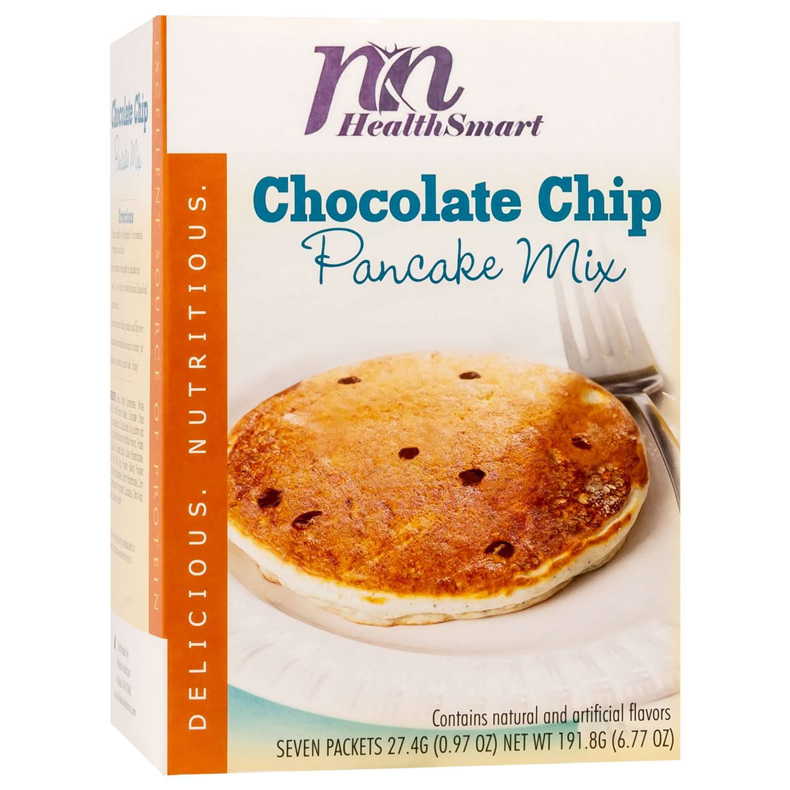 HealthSmart Pancakes - Chocolate Chip - 7/Box HealthSmart Pancakes - Chocolate Chip - 7/Box