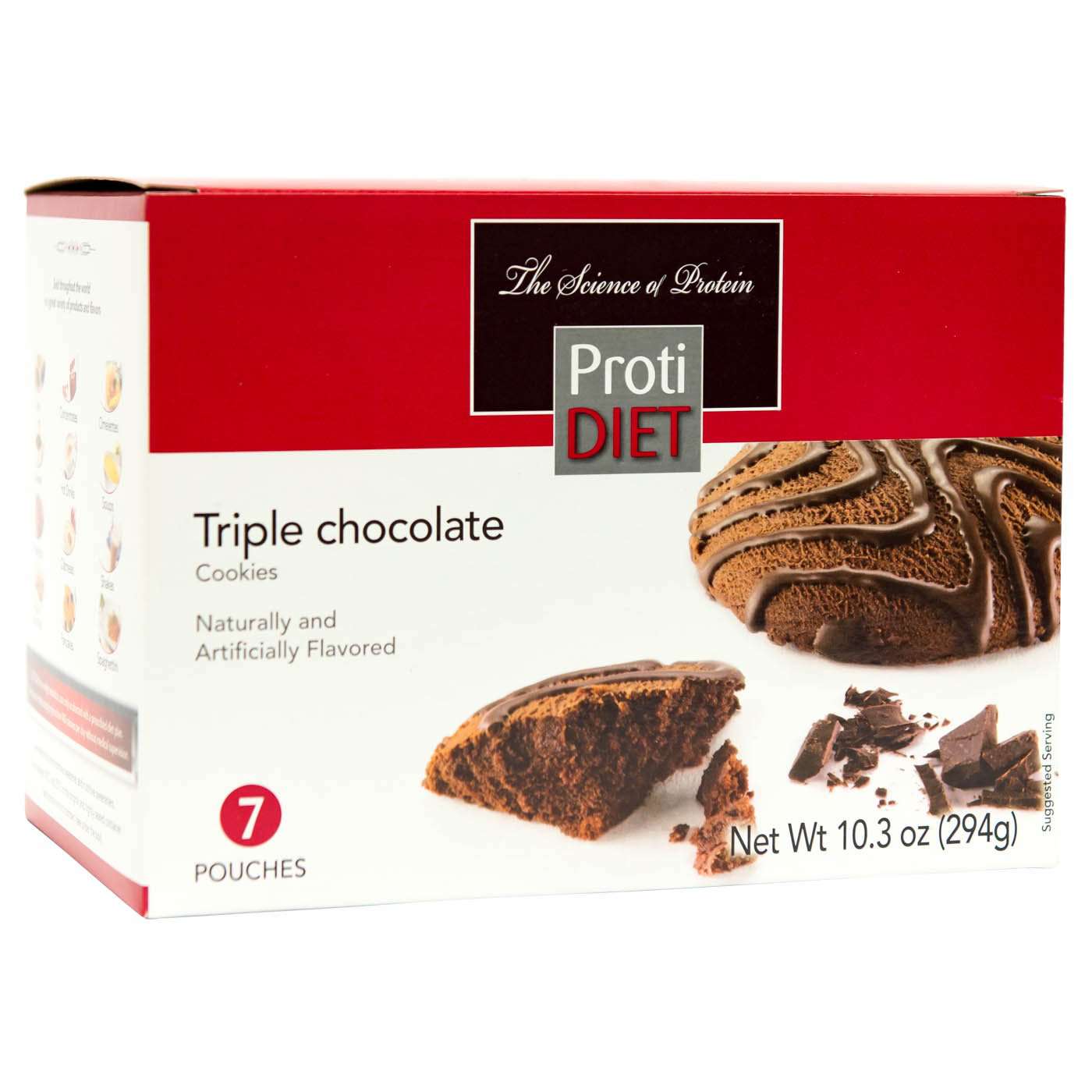 ProtiDiet Cookies - Triple Chocolate - 7/Box ProtiDiet Cookies - Triple Chocolate - 7/Box