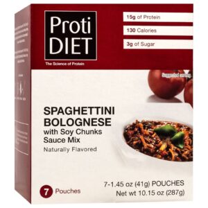ProtiDiet Dinner - Spaghettini with Soy Chunk Sauce Mix - 7/Box