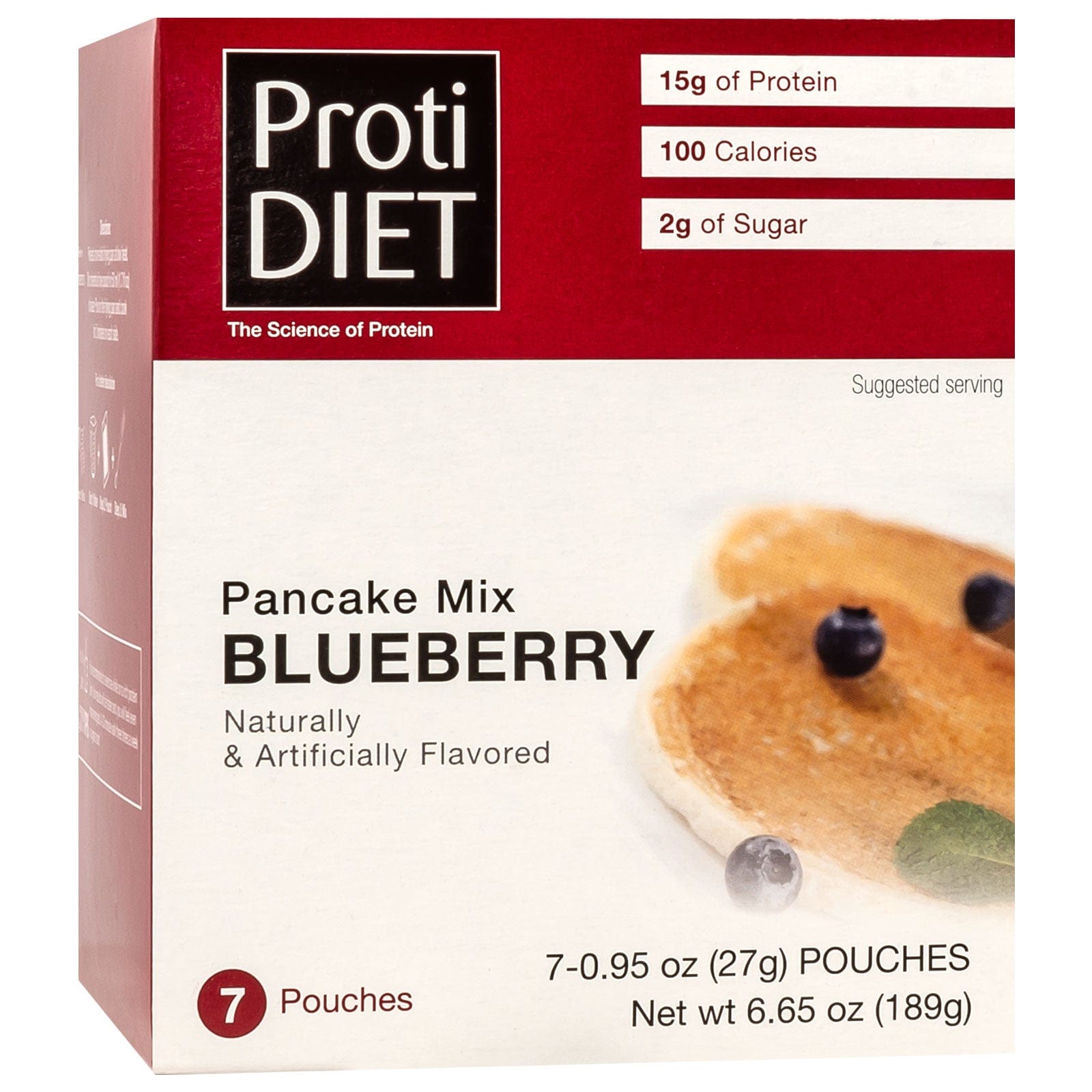 ProtiDiet Pancakes - Blueberry - 7/Box ProtiDiet Pancakes - Blueberry - 7/Box