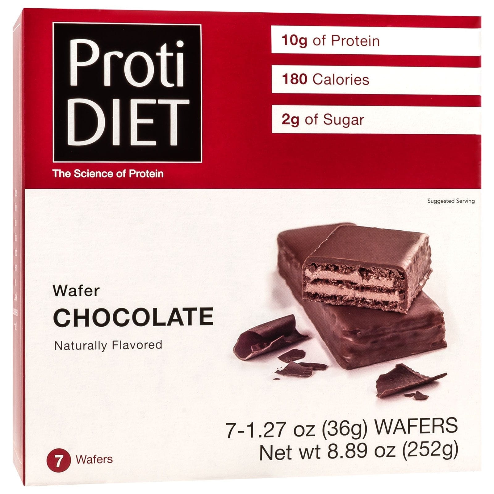 ProtiDiet Protein Wafer Bars - Chocolate, 7 Bars/Box ProtiDiet Protein Wafer Bars - Chocolate, 7 Bars/Box