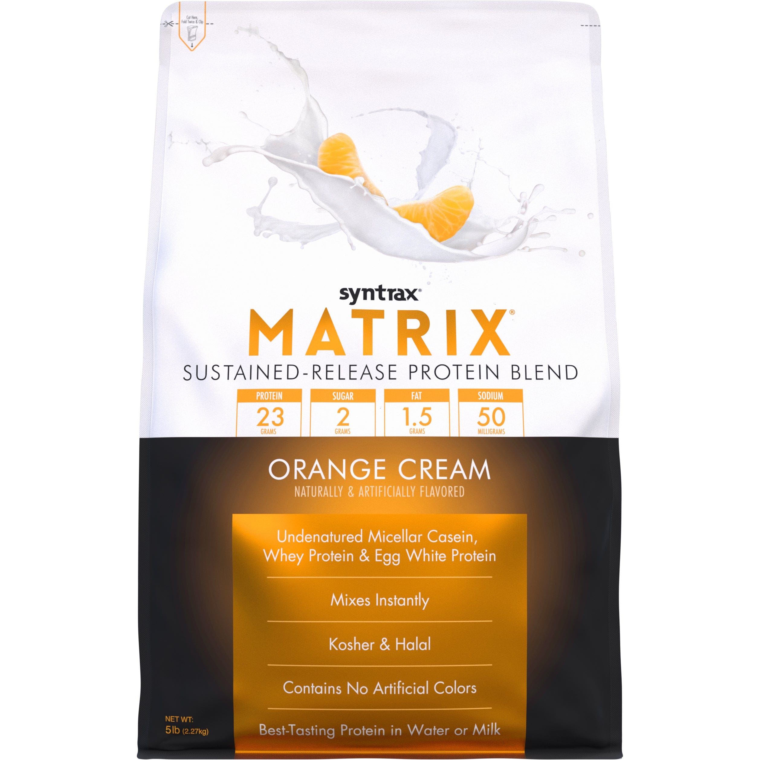 Syntrax - Matrix 5.0 Protein Powder - Orange Cream - 5lb Bag Syntrax - Matrix 5.0 Protein Powder - Orange Cream - 5lb Bag