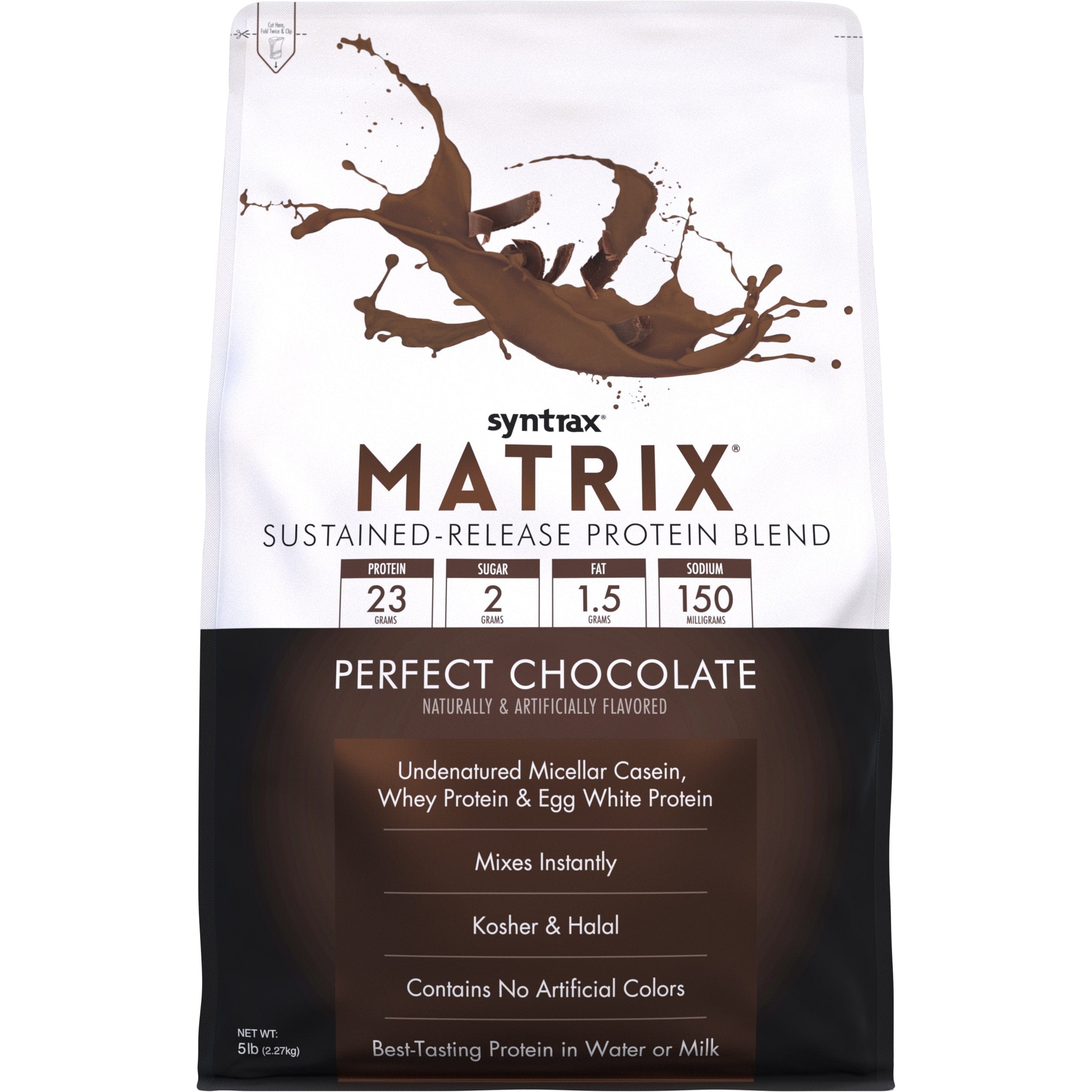 Syntrax - Matrix 5.0 Protein Powder - Perfect Chocolate - 5lb Bag Syntrax - Matrix 5.0 Protein Powder - Perfect Chocolate - 5lb Bag